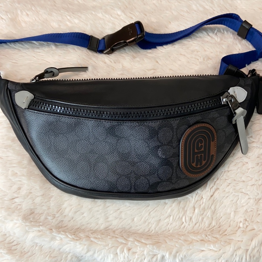 Rivington Belt Bag In Signature Canvas Coach Patch